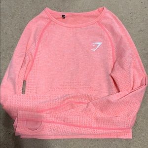 Gymshark Coral Long Sleeve Crop